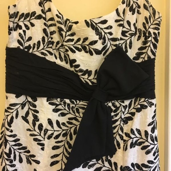 Black and white floral dress - Picture 5 of 6